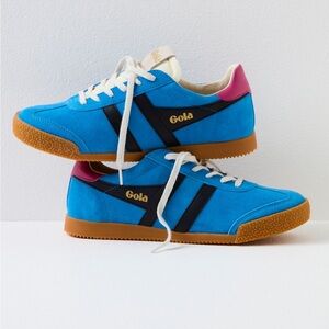 Gola NWT Elan Sneakers Santorini Blue/ Black / Fuchsia Sz 9 Unworn New